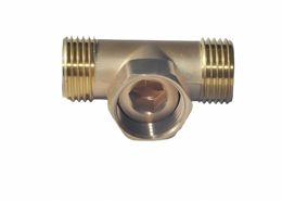 Латунный Тройник с Поворотной Гайкой (НВН) 1/2