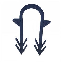 Скоба якорная СКЛ первичка усиленная (40 мм) для теплого пола, черная 100 шт