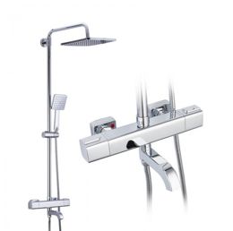 Термостатические душевые системы Gappo G2491 с изливом , гибким и тропическим душем - изделия класса люкс.